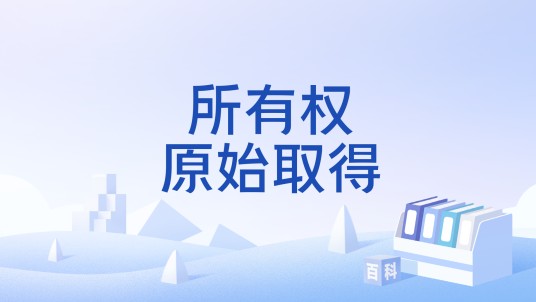 所有权原始取得