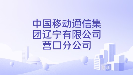 中国移动通信集团辽宁有限公司营口分公司