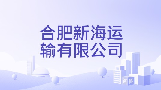 合肥新海运输有限公司