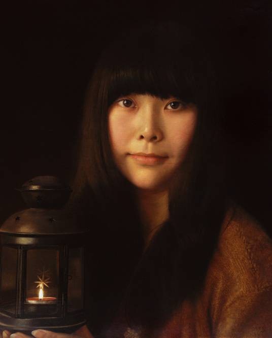 烛光(赵新雨油画作品)