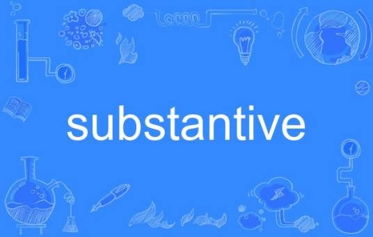 substantive