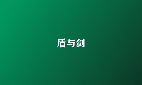盾与剑