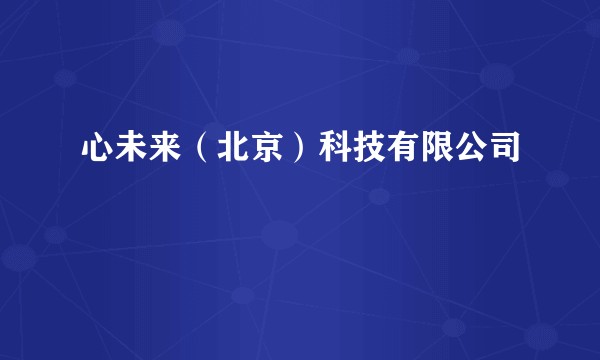 心未来(北京)科技有限公司
