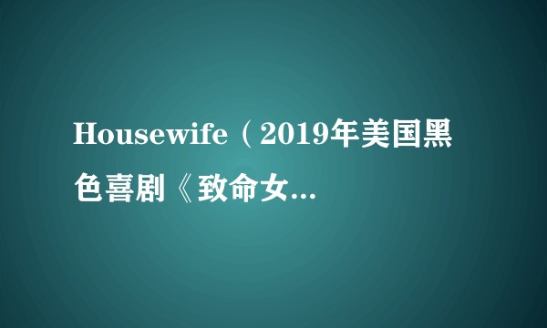 Housewife(2019年美国黑色喜剧《致命女人》角色)