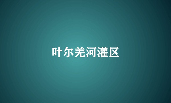 叶尔羌河灌区