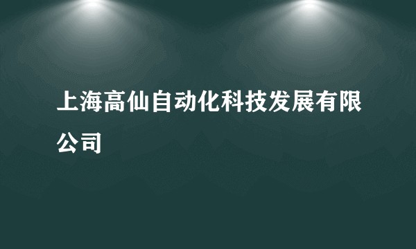 上海高仙自动化科技发展有限公司