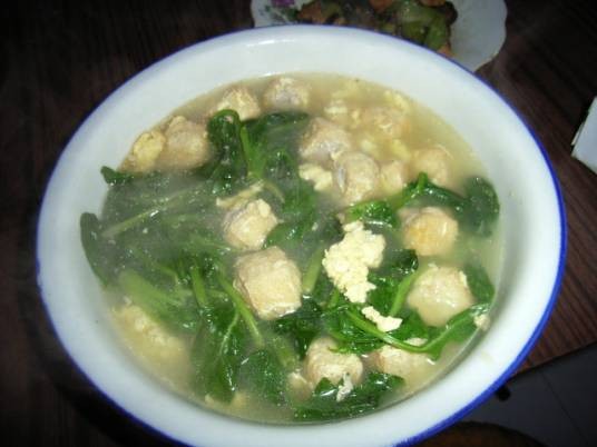 菠菜豆腐汤