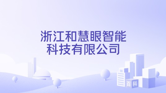 浙江和慧眼智能科技有限公司