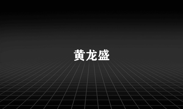 黄龙盛