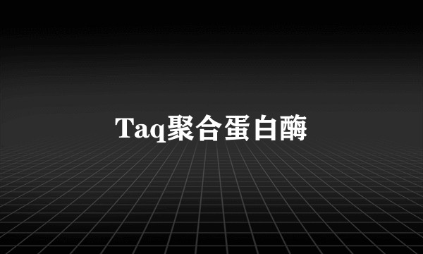 Taq聚合蛋白酶