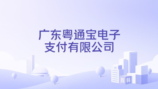广东粤通宝电子支付有限公司