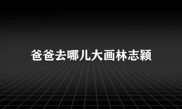 爸爸去哪儿大画林志颖