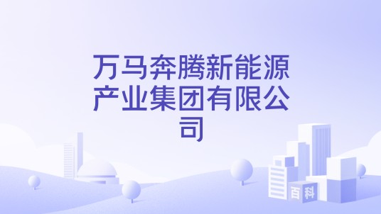 万马奔腾新能源产业集团有限公司