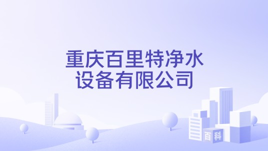重庆百里特净水设备有限公司