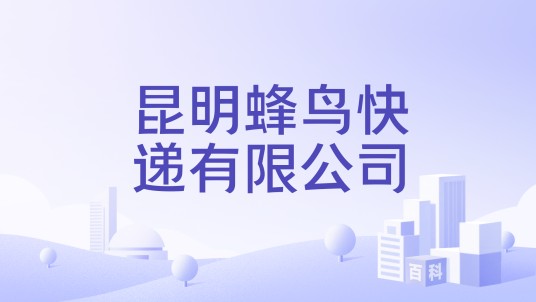 昆明蜂鸟快递有限公司