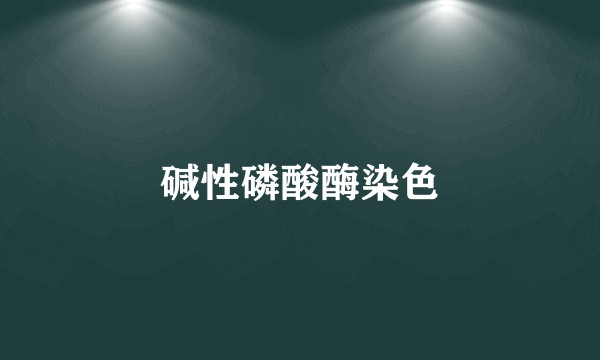 碱性磷酸酶染色