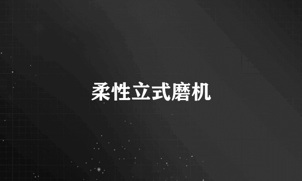 柔性立式磨机
