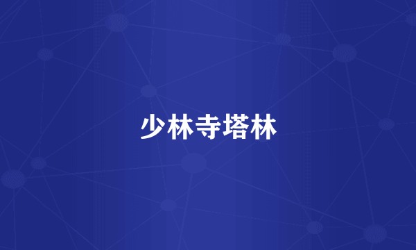 少林寺塔林