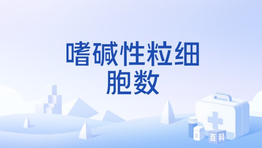 嗜碱性粒细胞数