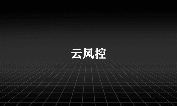 云风控