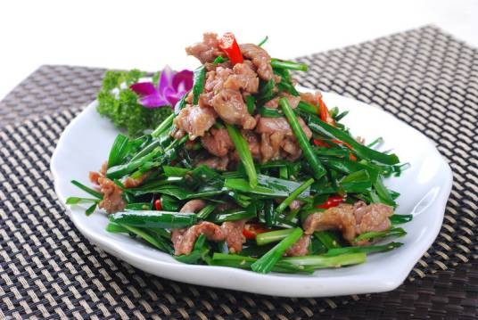 韭菜炒羊肉