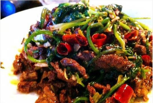 香菜牛肉