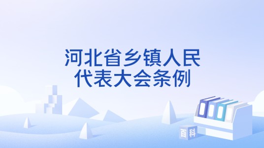 河北省乡镇人民代表大会条例