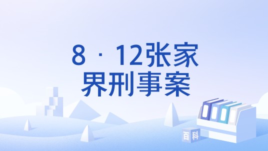 8·12张家界刑事案