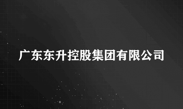 广东东升控股集团有限公司