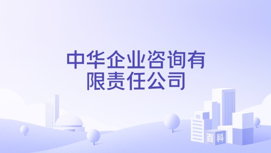 中华企业咨询有限责任公司