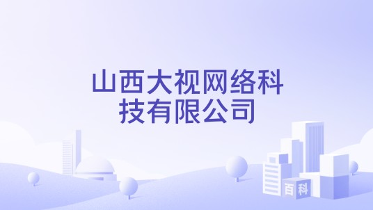 山西大视网络科技有限公司