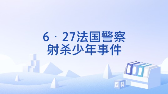 6·27法国警察射杀少年事件