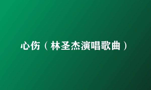 心伤（林圣杰演唱歌曲）