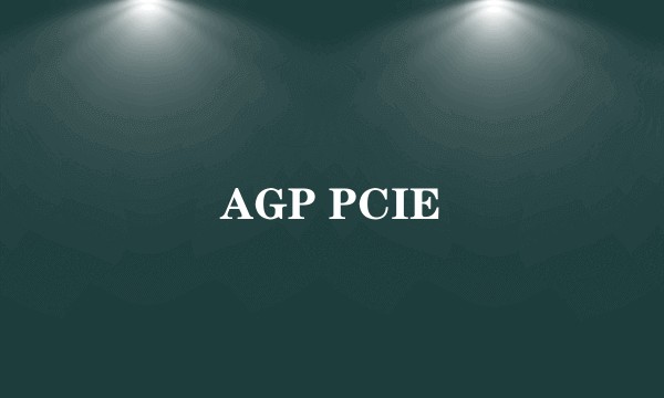 AGP PCIE