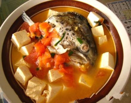 三文鱼头豆腐汤