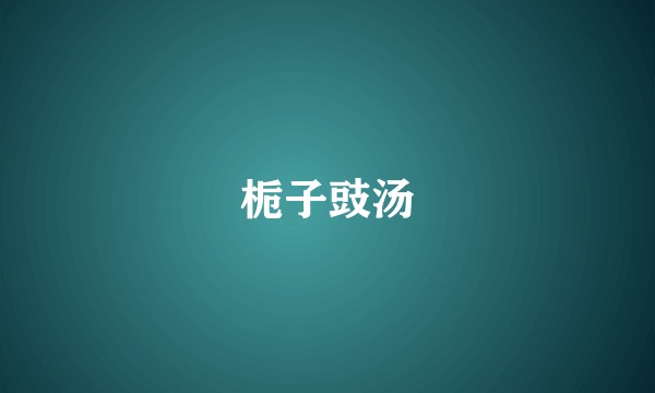 栀子豉汤