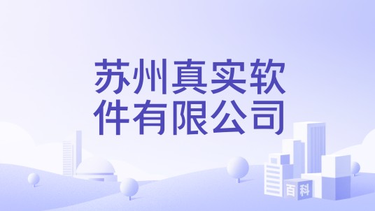 苏州真实软件有限公司