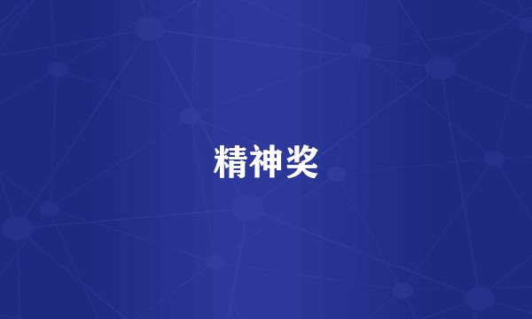 精神奖
