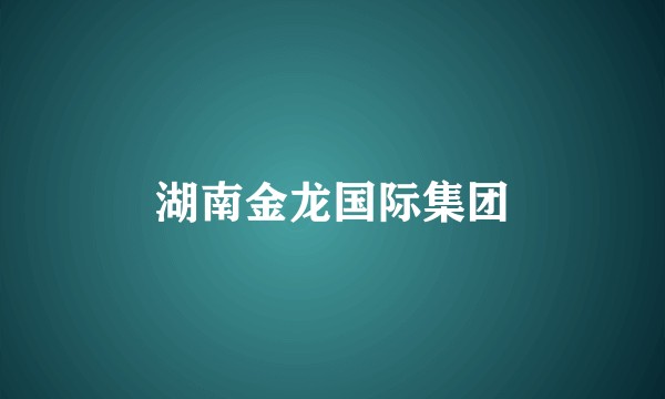 湖南金龙国际集团