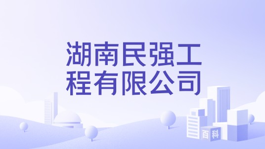 湖南民强工程有限公司