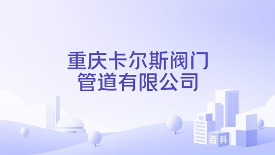 重庆卡尔斯阀门管道有限公司