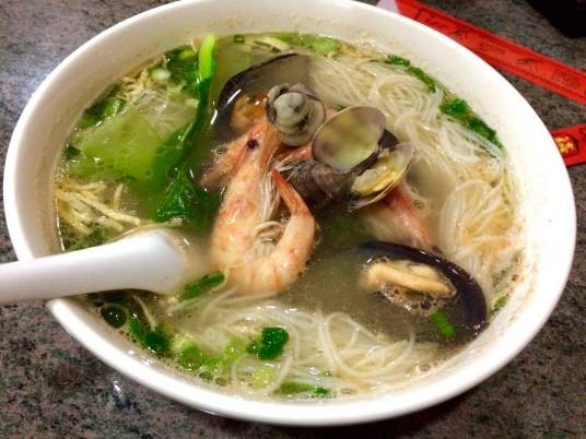 海鲜汤面