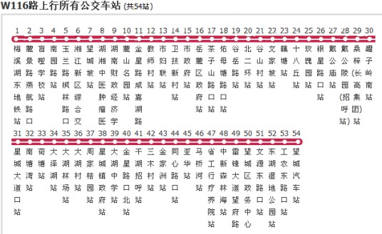 长沙公交W510路