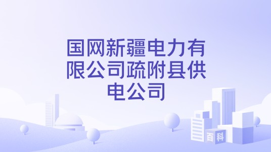 国网新疆电力有限公司疏附县供电公司