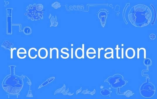 reconsideration
