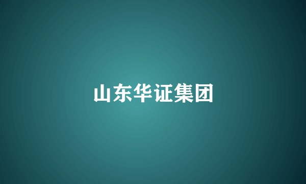 山东华证集团