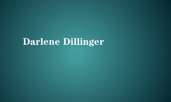 Darlene Dillinger