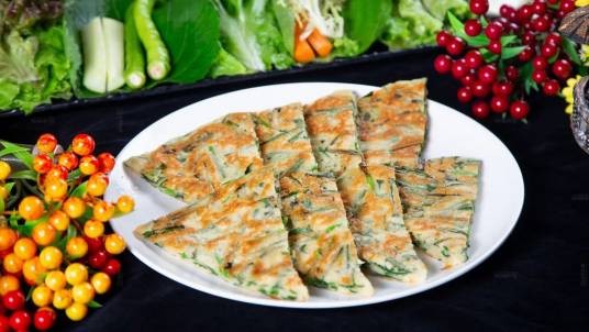 香煎韭菜饼