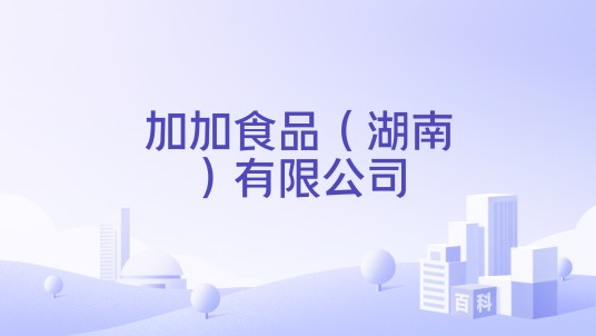 加加食品（湖南）有限公司
