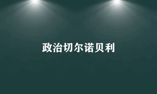 政治切尔诺贝利